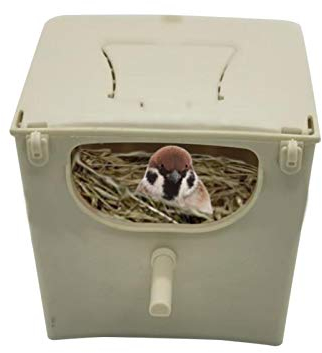 Hangarone Nistkasten Vogelhaus Brutkasten, Wetterfest Kann Aufgehängt Werden Vogel Schachteln Feeding Station House Aus Kunststoff, Vogel Nistkasten Für Sittich Wellensittich Kanarienvogel