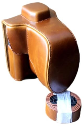 Banda per Fotocamera in Pelle PU Vintage Classica, Borsa per Fotocamera per Fuji XT10, Fotocamera XT20 XT30 Si Applica all'obiettivo 16-50 18-55 Applicare agli Appassionati di telecamere,Marrone