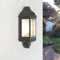 Außenlampe Wandlaterne Aussen Anthrazit, Maritime Wandlampe Außen, H:36 cm, E27, wetterfest IP44, Garten, Haus, Balkonlampe, Terrassenbeleuchtung