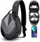 Carrying Case for Oculus Meta Quest 3/Quest 2/Vision Pro, Hard Crossbody Travel Bag for Meta Quest Pro Gaming Headset and Controllers, Lightweight VR Accessories with Portable USB Charging Port