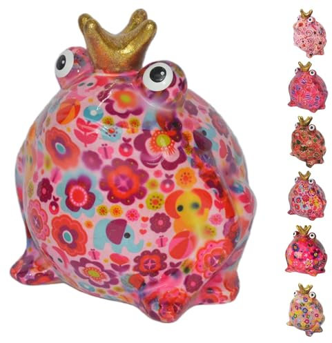netproshop Spardose Frosch Pink Serie aus Keramik Pomme Pidou, Auswahl:Frosch-Pink-Hippo