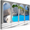 murando Wandbild Mega XXXL Fensterblick Einteiliger XXL-Format Kunstdruck zur Selbstmontage Leinwandbilder moderne Bilder DIY Wanddekoration Wohnung Deko Meer Strand Zakynthos