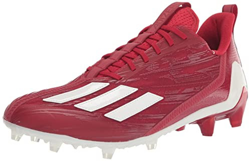 adidas Herren Adizero Fußball-Stollen, Team Power Red/White/Team Power Red, 45 EU