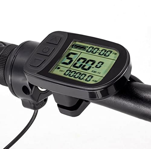 windmeile | Display KT-LCD5, Professional, Bordcomputer, Tachoanzeige, LCD-Display, Beleuchtet, Multifunktional, 5-pin JST Stecker, E-Bike, Elektro Fahrrad, 24V/36V/48V