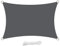 swift Sonnensegel Rechteckig 4x5 Meter UV Shutz HDPE Wetterbeständig Atmungsaktiv Rechteck 4x5m Sonnenschutz Balkon Garten und Terrasse, Anthrazit (5x4)