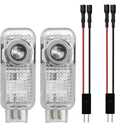 Alavoglia 2 Stück Autotürleuchten Logo Projektor passend für Audi, LED Ghost Shadow nur kompatibel mit Audi, 2 Stück