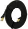 Reulin 20M Ultra-Flexible CAT8 Flat Ethernet Cable, 40Gbps Speed, Compatible with BT Modems, Virgin Media, Gaming Consoles & More