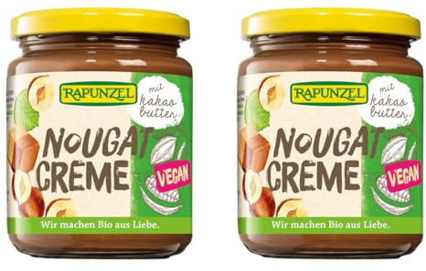 Rapunzel Bio Nougat-Creme mit Kakaobutter (2 x 250 gr)