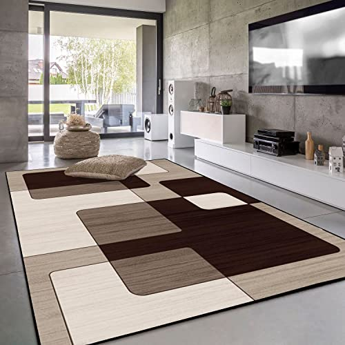 Amcerd Nachahmung Wolle Teppich, Gemütlich, Flauschige Hochflor Teppiche, Strapazierfähig, für Stuhl Sofa Matte und Kinder Spielen - 50x120cm