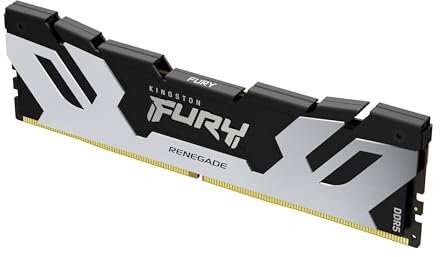 Kingston Fury Renegade DDR5 Argento/Nero XMP 16GB 6800MT/s CL36 DIMM Memoria Gaming per Computer - KF568C36RS-16