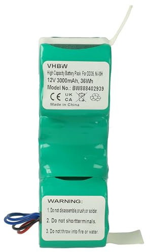 vhbw batteria sostituisce iRobot 4720110, Combo per home cleaner (3000mAh, 12V, NiMH)