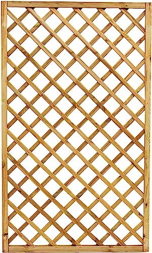 Panneau de grille modulaire rectangulaire Tampico en bois de pin imprégné en Autoclave (90 x 180 cm)