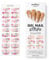 MOYOU LONDON Semi Cured Gel Nail Strips - 20 Pcs. Nail Wraps for Salon-Quality Manicure - Works with Any UV Lamp - Easy to Apply, Trim, & Remove Gel Stickers