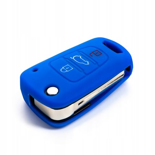 AWPARTS - Autoschlüssel Hülle - Auto Schlüssel Silikon Cover kompatibel mit Hyundai I20 I30 IX35 Avante Solaris Kia Rio Ceed Sorento Sportage