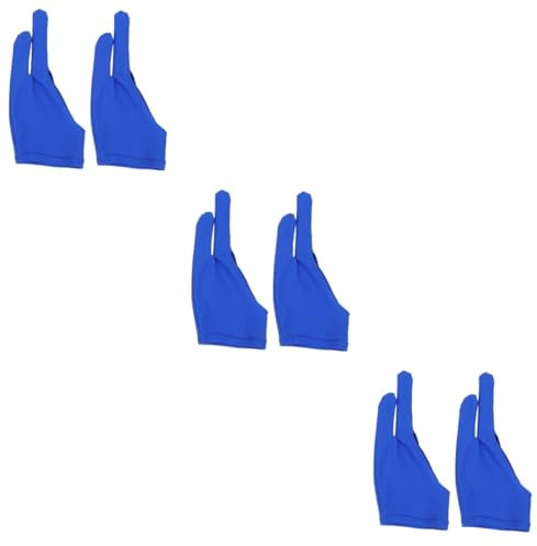 FRCOLOR 6 Pcs Anti-fouling Artist Gloves Two Finger Glove Graphic Tablet Glove Gauntlet Sketch Gloves Pen Display Glove Digital Art Glove Two Finger Curved Gloves Digital Tablet Arc
