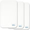 Next to Me Crib Waterproof Mattress Protectors Covers - 3 Pcs SET - 100% Natural Cotton - Extra Soft & Breathable to fit bedside cribs mattresses up to 83 x 50cm - Made in Europe