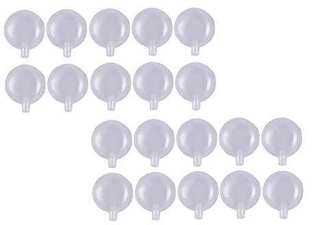 BESTonZON 50 Stück Dicke Kinderspielzeug Zubehör Für Spielzeugeinsätze Spielzeug-geräuschmacher Quietschender Hund Quietscher Geräuschmacher Hundequietschen Ersatz Singen Plastik Pfeife