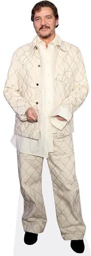 Pedro Pascal (Cream Outfit) Pappaufsteller lebensgross