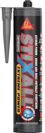 Sika Stixall – Extreme Power Sealant and Adhesive – Waterproof – Anthracite – 290ml