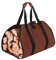 Borsa per il trasporto della legna da ardere, leggera, 46 x 98 cm, porta legna da camino con manico, per braciere da esterno, accessori per stufe a legna, borsa per legna