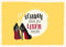 Gutsch Verlag Postkarten Sprüche Schuhe können dein Leben verändern witzige Karte mit High Heels für Modebegeisterte auffälliges Design mit gelbem Hintergrund und stilvollen Schuhen