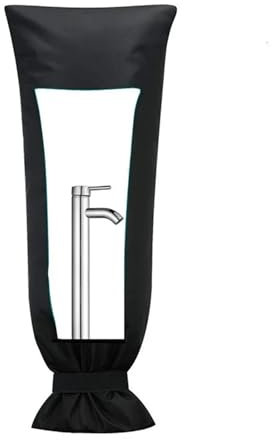 Couvercle Antigel pour Robinet Couvercle de robinet antigel, manchon de Protection, cuisine salle de bains, tuyau de robinet, antigel, jardin d'hiver, Protection d'arrosage extérieur(63 x 33cm)