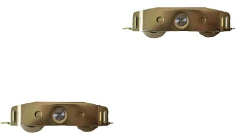 FytStycale 2 Stück Rollen für Terrassen Glastüren, Zubehör, 1 1/4 Zoll Kugellagerräder