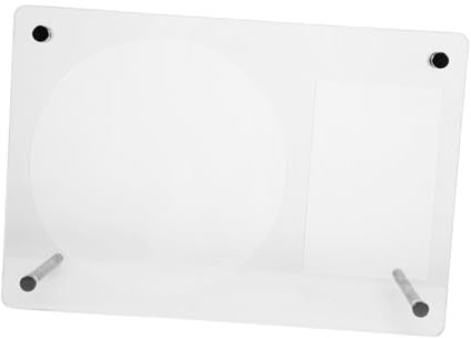 HOMSFOU CD Eleganter Dvd Ständer aus Acryl Aufbewahrungsregal mit 3 Schichten CD Halter mit Feiner Verarbeitung für Zuhause und Schlafzimmer
