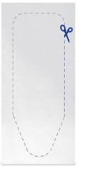 Chewtoyo Thick Ironing Board Pads, 2 Pack, 135 X 45 Cm, Cuttable Ultra-Dense Felt, Perfect for Various Ironing Boards