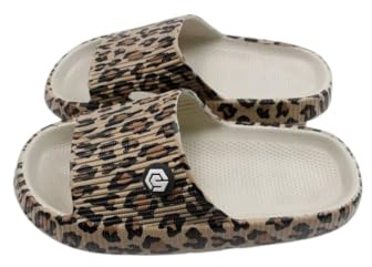 Damen Badelatschen Clou Shoes » günstige Damenschuhe » Badeschlappen mit Leo- & Blumenmuster » Sommer Sandalen, Badeschuhe & Garten Schuhe