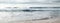 artissimo, Glasbild, 80x30cm, AG4075A, Ocean, Strand und Meer, Bild aus Glas, moderne Wanddekoration aus Glas, Wandbild Wohnzimmer modern
