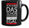 MoonWorks Kaffee-Tasse Ich hab das Schon verstanden ist Mir nur egal Spruch einfarbig schwarz-rot Unisize