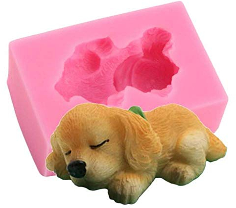 3D Cane Forma Stampo in Silicone,Pudding Al Cioccolato Ripieno Mousse Decorazione Torte per Cottura,Lavoro Manuale Sapone Creazione Stampo,Cucina Teglie e Padella Cottura Forno da Modelli Attrezzo,Fai