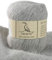 TEHETE 100% Angorawolle Garn zum stricken, Häkelgarn 38 Farben 325 Merter 50g 2-fädig je Knäuel,weich und leicht,Grau,868