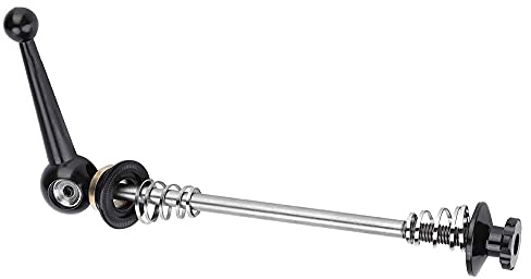 Bike Quick Release Skewer,74mm-135mm Titanium Alloy Wheel Hub Front and Rear Ultralight Quick Release Skewers (74mm-Black)