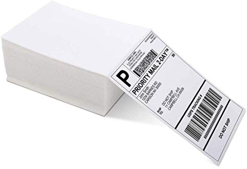 NetumScan Versand Thermaletiketten, 4 x 6 Zoll (100 mm x 150 mm), wasserdichte Etiketten für den Transport, BPA/BPS, 500 Packung
