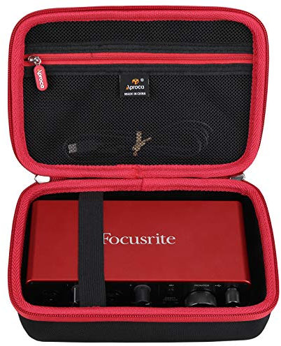 Aproca Hard Protective Storage Carrying Case For Focusrite Scarlett 2i2 3rd Gen USB Audio Interface