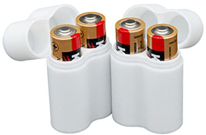 Protect Your Power - Slimline AA Battery Case, Soft Durable Material - Pack of 2 (Holds 2 Batteries)