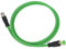 LiebeWH Ethernet Kabel, M12 auf RJ45-Patchkabel 4Pin-Netzwerkkabel IP67 Wasserdichtes Industrielle Netzwerk Ethernetkabel