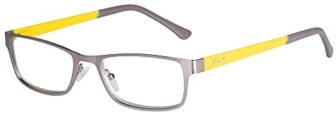 Edison & King Lesebrille Elements – schmale Metallbrille mit Premiumgläsern – entspiegelt und gehärtet (Illuminating, +2,00 dpt)
