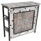 CHYRKA® Bartisch Stehtisch Barhocker Barstuhl BarMöbel Loft Vintage Bar Industrie Design Handmade Holz Metall (THEKE -160 cm / 63 - Weiss)