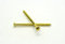 Electrical screws Brass finish M3.5 x 50mm or 75mm for sockets, plugs or switches Pack of 8 (50mm)