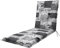Doppler / Rollliege Living/Gartenliege Auflage/Rollliege/ca. 195 x 60 x 6 cm/Grau Weiß