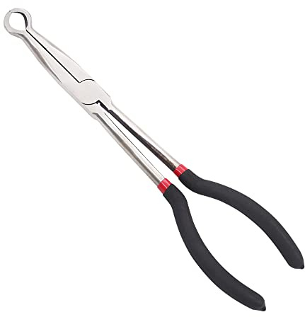 Ruibapa Spark Plug Removal Pliers - 11 Inch Electrical Connector Pliers for Car