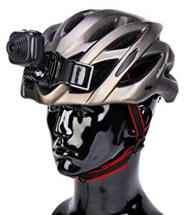 TECHALOGIC HC-1 2K QHD Cycle Helmet Camera - Ultra lightweight Camera for Cyclists - Compact Bike Helmet Camera - Connects to Most Bicycle Helmets using GoPro Style Fittings