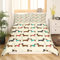 Dackel Bettwäsche 220x240 für Liebhaber Süßer Wursthund Bettwäsche Set Braune Hundepfoten Bettbezug Kawaii Pärchen Welpen Bettbezug Haustier Tier Thema Bettwäsche Set