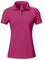 AjezMax Polo-Shirt Damen Kurzarm Sports Polohemd mit Reißverschluss Schnelltrocknend Weich Stretch Laufshirt Rosa S
