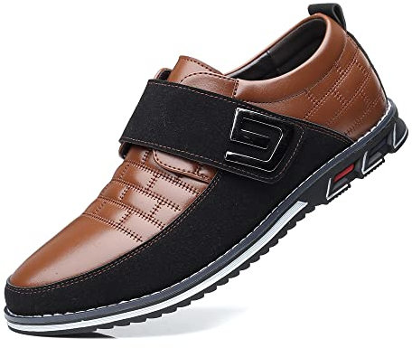Mocasines de Cuero de Primera Calidad para Hombre - Business Casual Oxford Zapatos de Vestir - Comfort de Moda para Oficina y Conducción