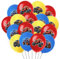 Luftballons Geburtstag Set, 30Pcs Latexballon Bedruckte, Geburtstagsdeko Autos Themed Party, Ballons Geburtstag Dekoration Jungen Mädchen