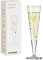 RITZENHOFF 1071037 Champagnerglas 200 ml - Serie Goldnacht Nr. 37 - Edelweiß-Motiv mit Echt-Gold - Made in Germany